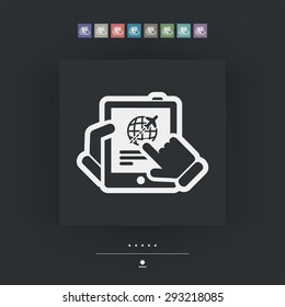 Airplane website icon