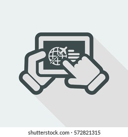 Airplane website icon