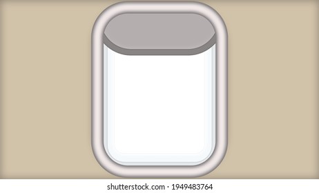 Airplane Window Backdrop opportunity animate; wing sky illustration
