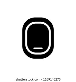airplane window closed icon. airplane window closed vector illustration on white background for web and apps.