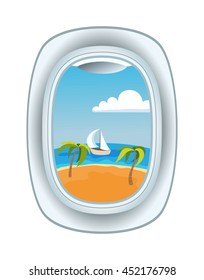 Airplane window nature outdoor landscape view