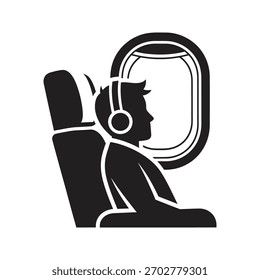 Vista de la ventana del avión que simboliza el viaje aéreo y la experiencia del pasajero
