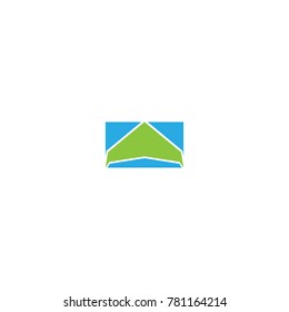 Airplane Wing Logo Design Template