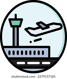 airplanes and airports take off