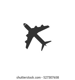 Airplanes icon flat. Illustration isolated vector sign symbol