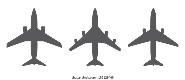 Airplanes icons