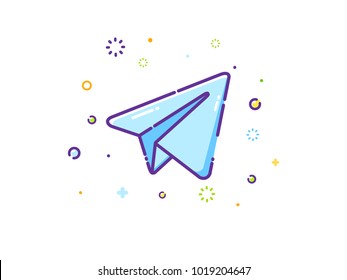 The airplanes illustration