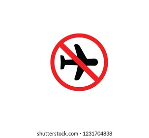 Airplanes not allowed icon 
