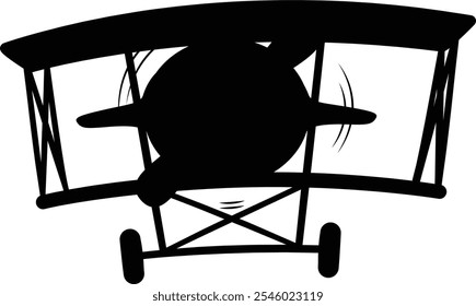 Airplanes Silhouettes Icon for Travel, Aviation, and Flight