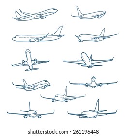 airplanes sketches