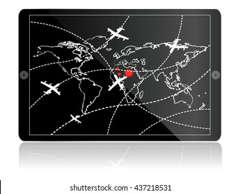 airplanes trafficon tablet