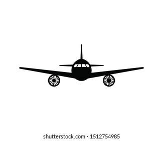 airplanes vector icon on white background, airplane vector Illustration