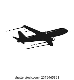 airplanes vector icon on white background, airplane vector Illustration