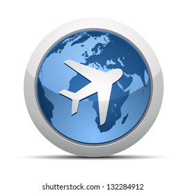 Airport / Airplane button
