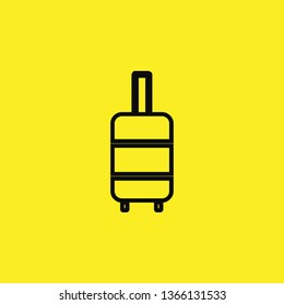 airport bag icon vector