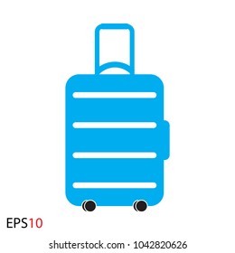 airport bag vector icon for web and mobile 