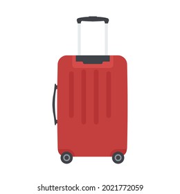 Icono de vector plano de equipaje de aeropuerto que puede modificar o editar fácilmente