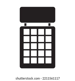 airport board icon vector design template