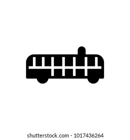 airport bus vector icon