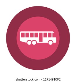 airport bus vector icon