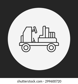 airport car line icon