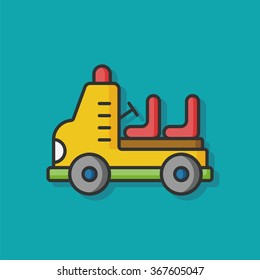 airport car vector icon