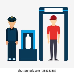 airport concept design, vector illustration eps10 graphic 