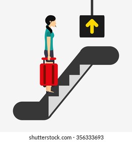 airport concept design, vector illustration eps10 graphic 