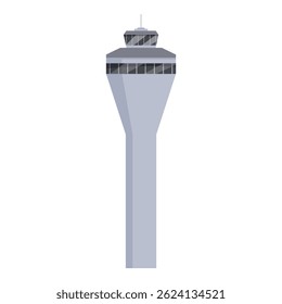 Torre de control del aeropuerto que garantiza un flujo de tráfico aéreo seguro y eficiente