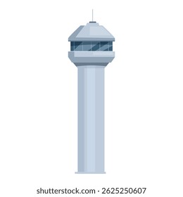 Torre de control del aeropuerto que garantiza un flujo de tráfico aéreo seguro y eficiente