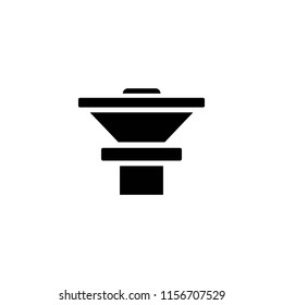 airport control tower vector icon