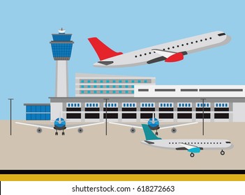 Airport Design Vector