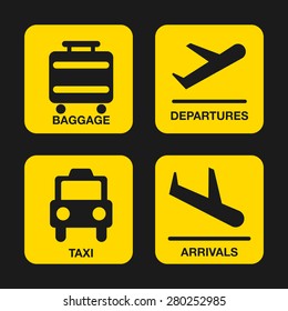 airport  design, vector illustration eps10 graphic 