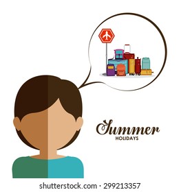 Airport digital design, vector illustration eps 10