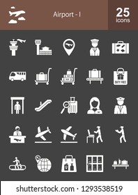 Airport Glyph Icons