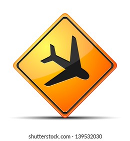 Airport  Hazard Sign