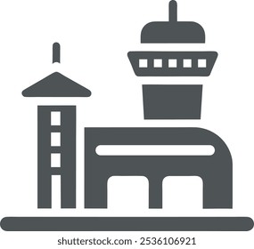 Airport Icon: A Clear Symbol of Global Travel and Connectivity