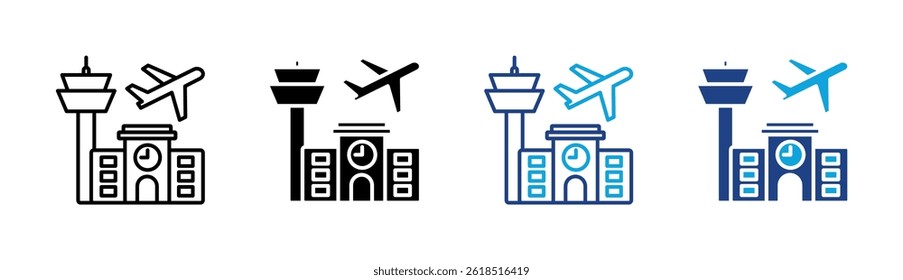 Airport Icon Element For Design