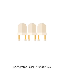 Airport icon flat long shadow with arrival and departure symbols isolated vector illustration icon
