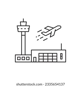Airport icon. Plane vector icon. Airport sign design. Airport symbol pictogram. UX UI icon