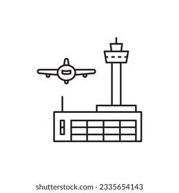 Airport icon. Plane vector icon. Airport sign design. Airport symbol pictogram. UX UI icon