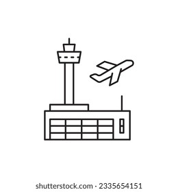 Airport icon. Plane vector icon. Airport sign design. Airport symbol pictogram. UX UI icon