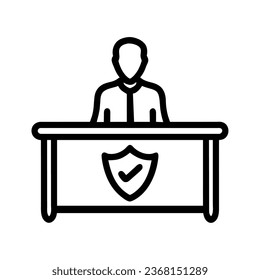 airport icon security check vector isolated