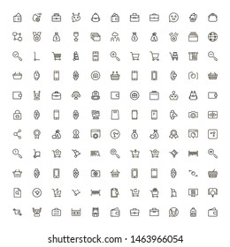 Airport icon set. Collection of high quality black outline logo for web site design and mobile apps. Vector illustration on a white background