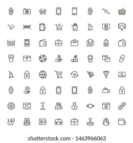Airport icon set. Collection of high quality black outline logo for web site design and mobile apps. Vector illustration on a white background