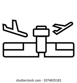 airport icon vector