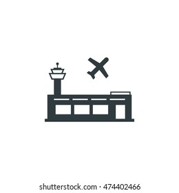 Airport Icon, Vector