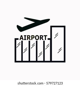 Airport  icon. Vector design.