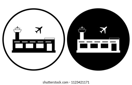 Airport icon. Vector illustration