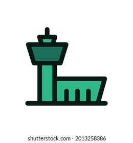 Airport icon vector illustration logo template for many purpose.